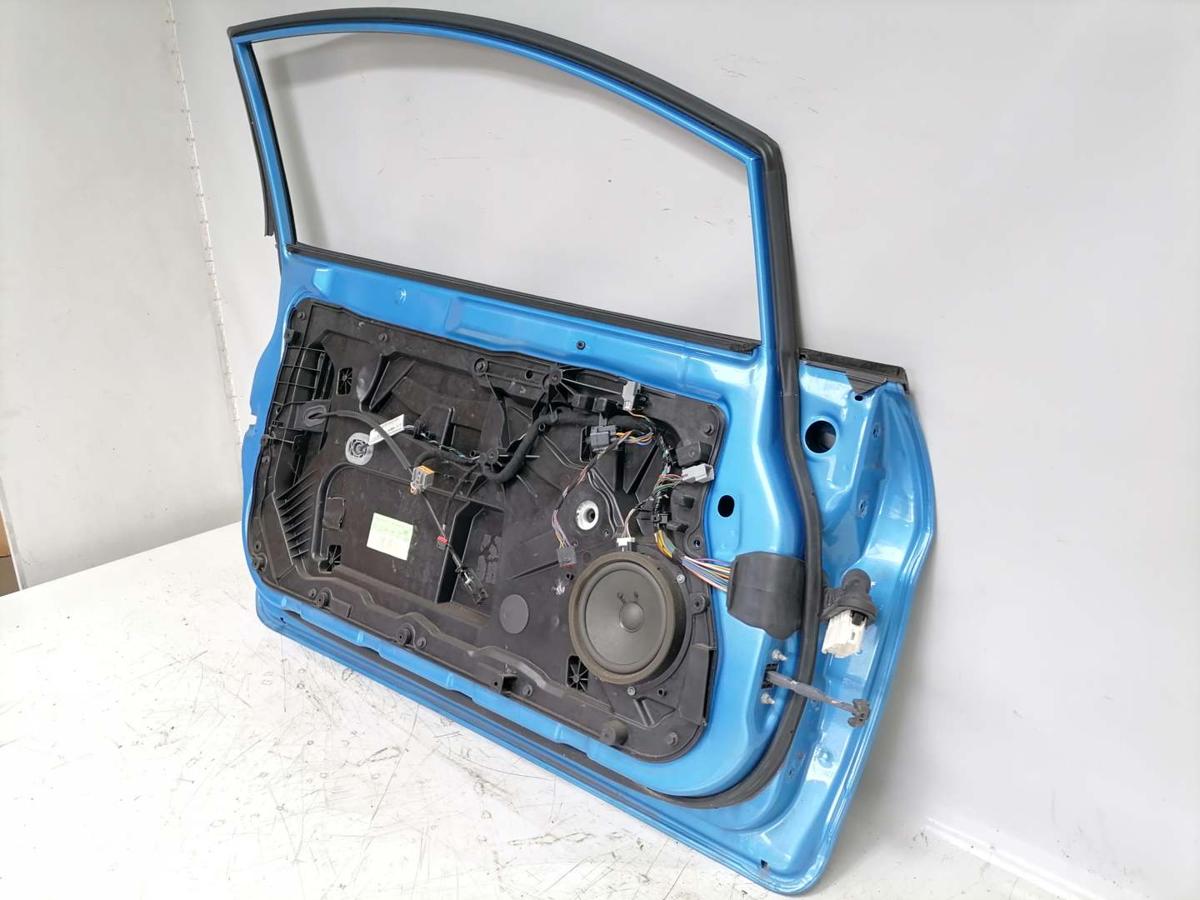 Ford Fiesta JA8 original Tür vorn links Vision Blau 3-Türer Bj.2010